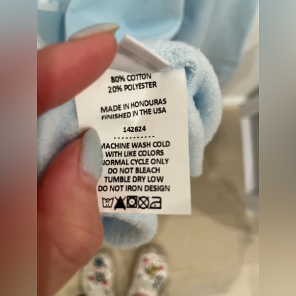 NWOT Love Shack Fancy Medium "Nashville Pep Club" blue Sweatshirt. 💙 - Picture 4 of 5